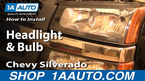 03 chevy silverado headlight bulb|2003 chevy silverado headlight replacement.